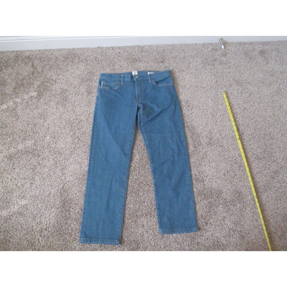 Hiroshi Kato Jeans Mens 32x27 Made In USA Vintage Blue
